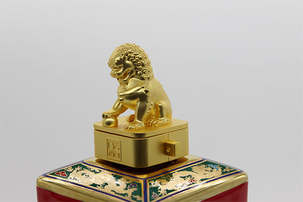 天安門獅子頭文創酒瓶蓋獅頭事物圖