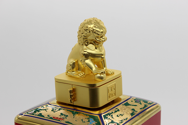 天安門獅子頭文創酒瓶蓋獅頭圖片