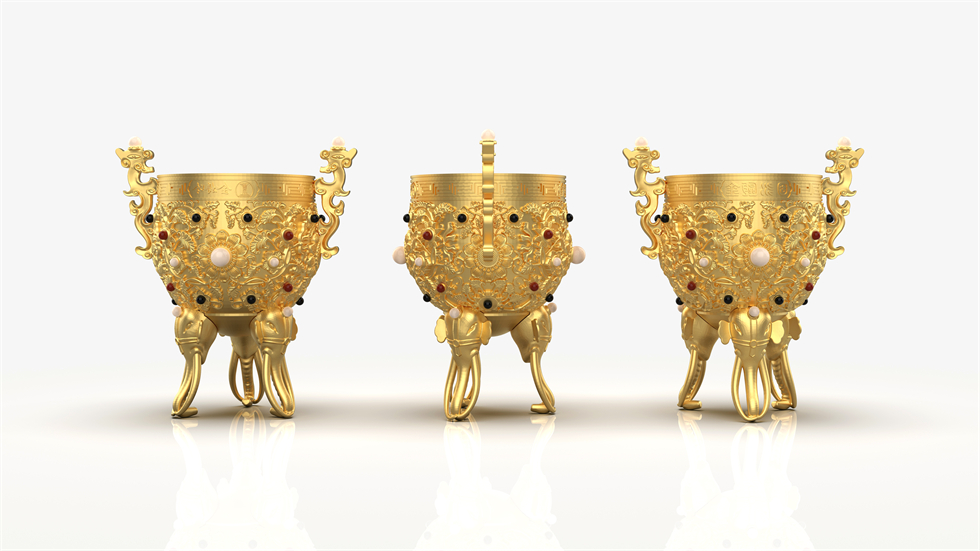 聚福和文創禮品-金甌永固杯