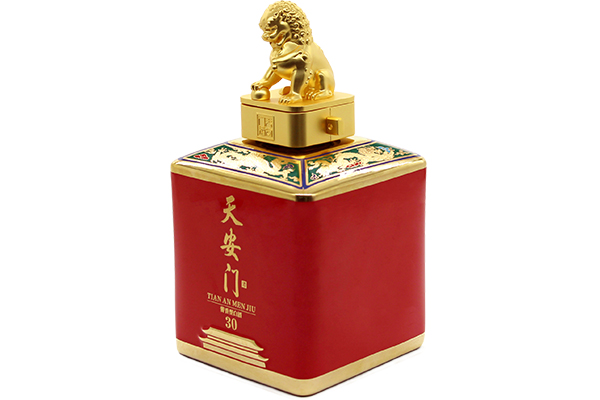 天安門獅子頭文創酒包裝設計