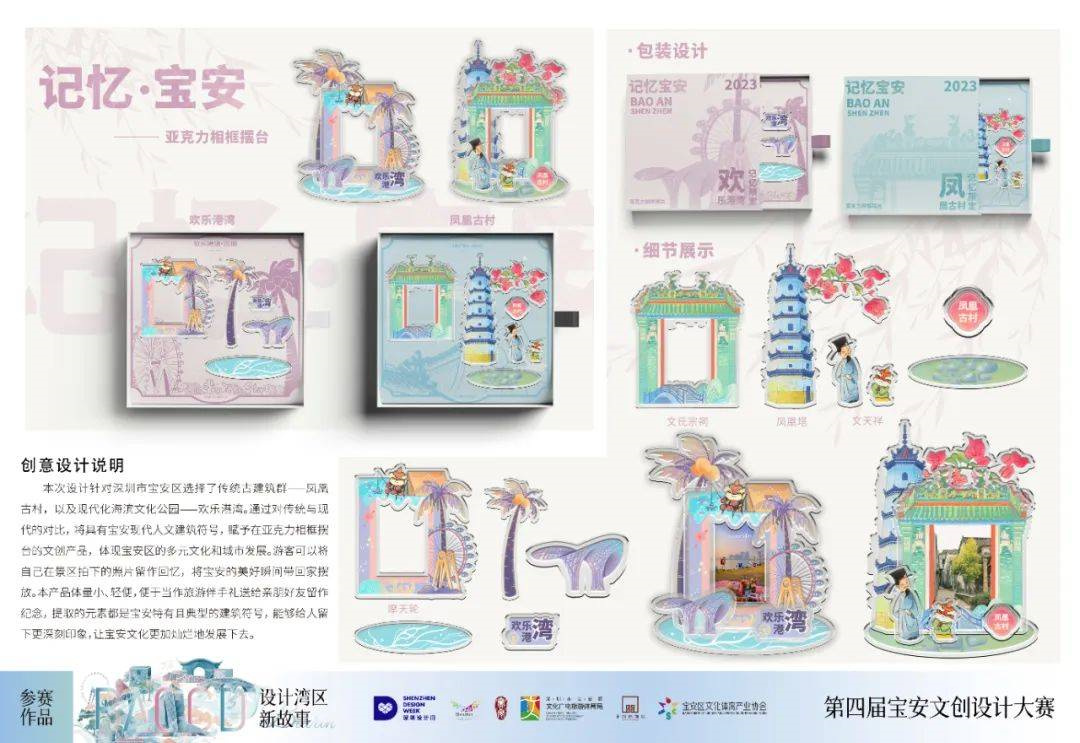 記憶寶安——亞克力相框擺臺