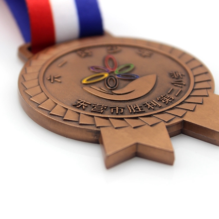 學校競技比賽獎牌定制,金屬獎章定做