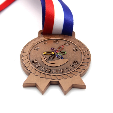 學校競技比賽獎牌定制,金屬獎章定做